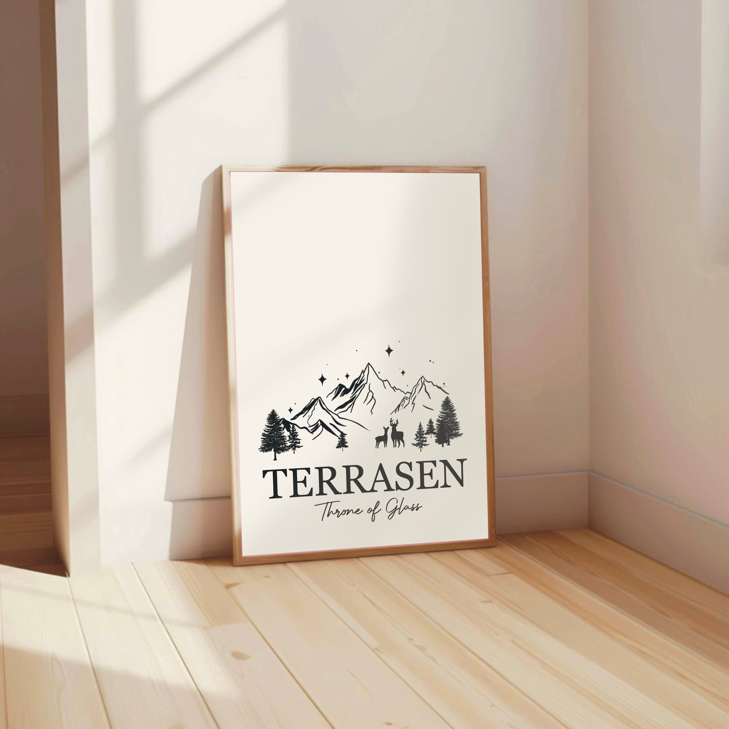 Throne of Glass-inspired Terrasen Wall Print