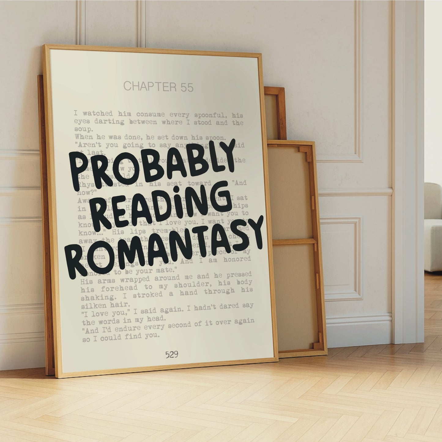 ACOTAR inspired 'Chapter 55' Romantasy Book Print