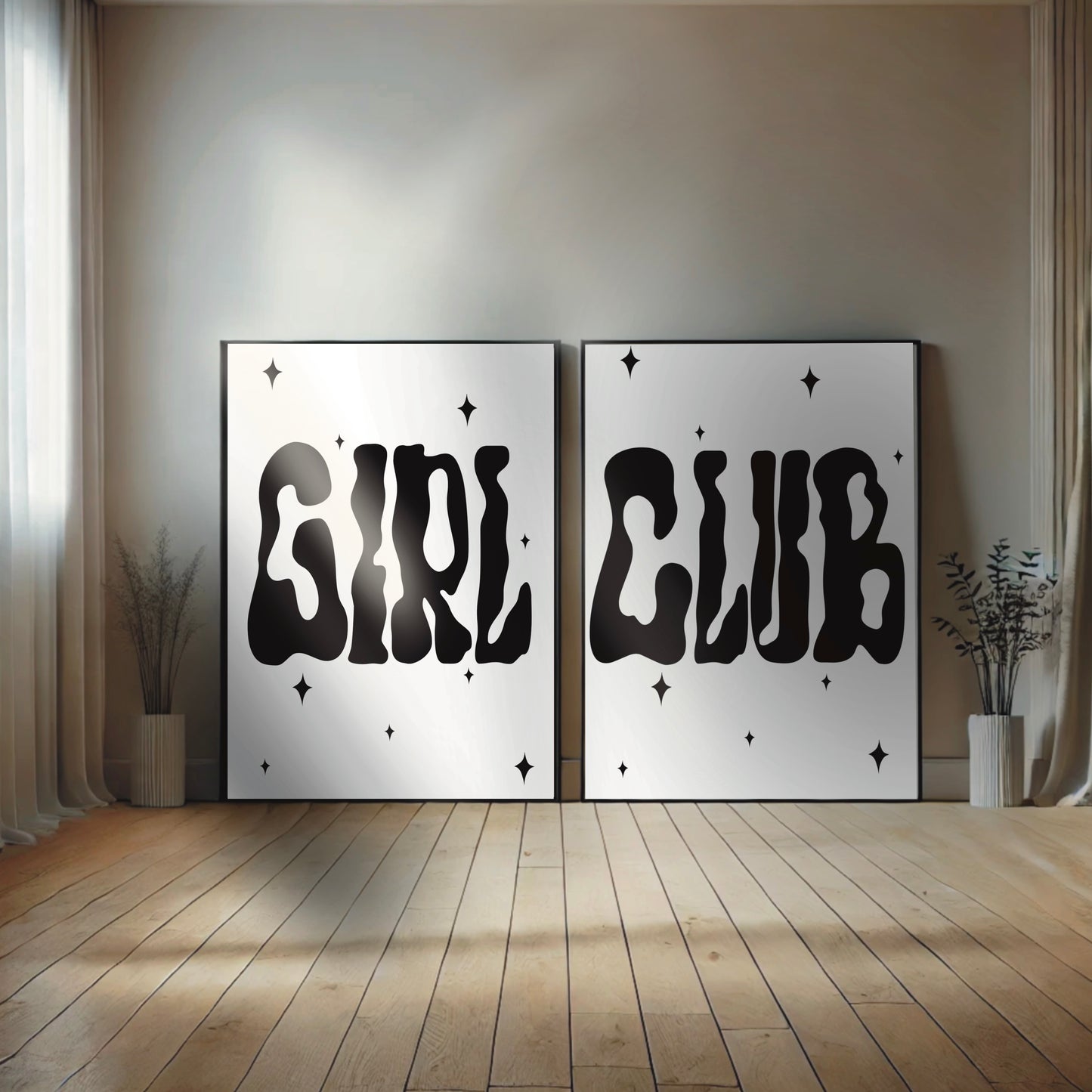 Girl Club - Wall Print Duo
