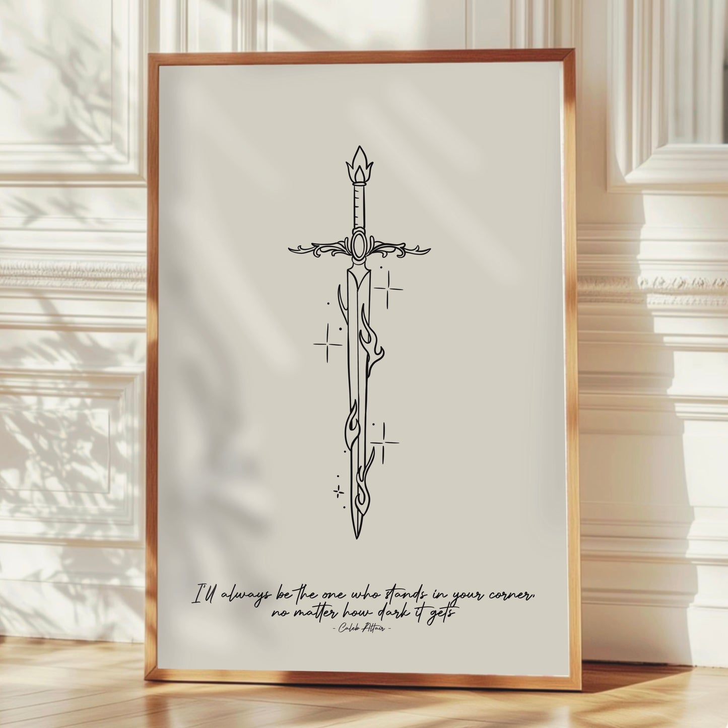 Zodiac Academy Inspired Print - Caleb Altair Vampire