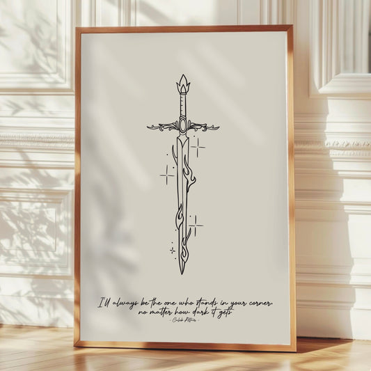 Zodiac Academy Inspired Print - Caleb Altair Vampire