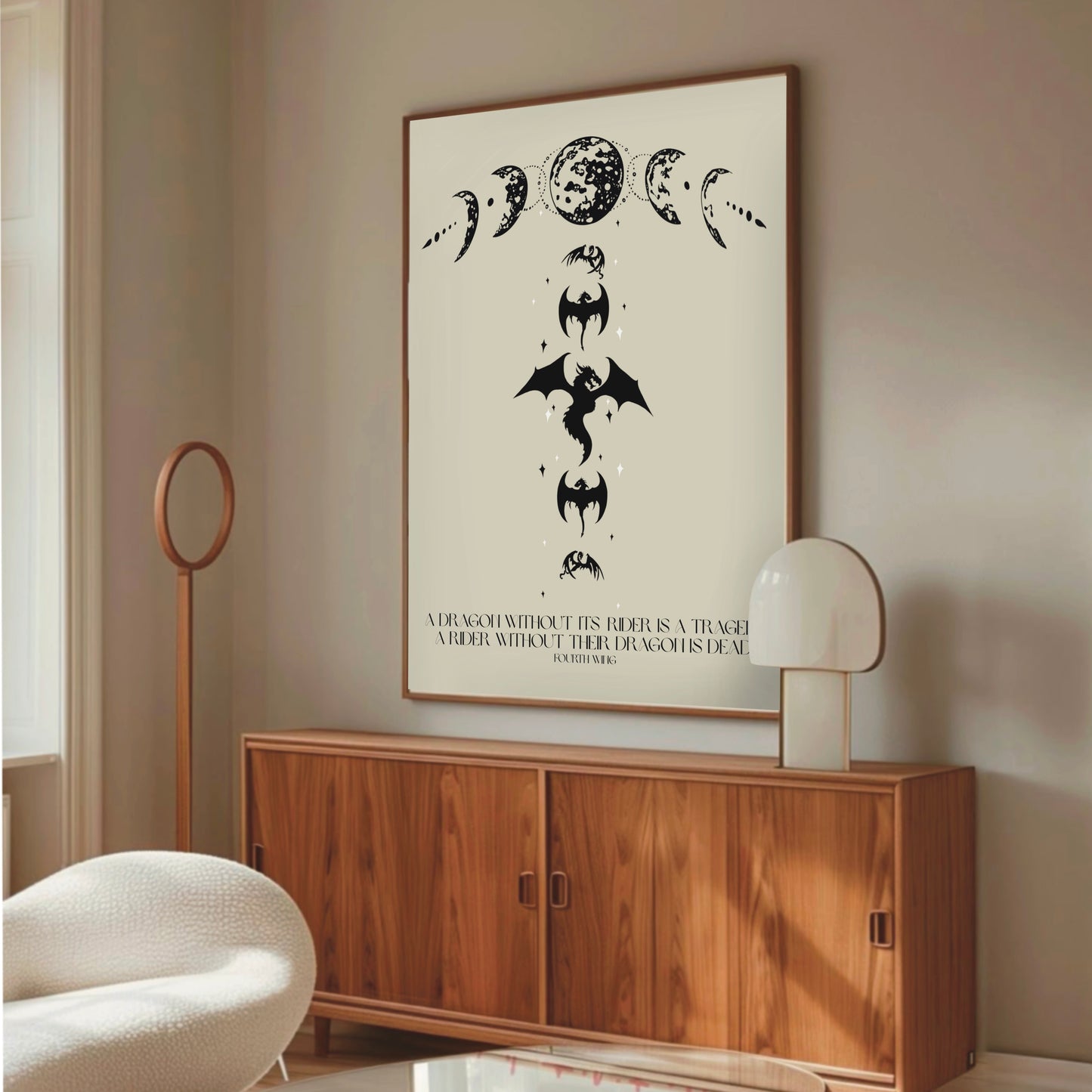 Fourth Wing-inspired Wall Print
