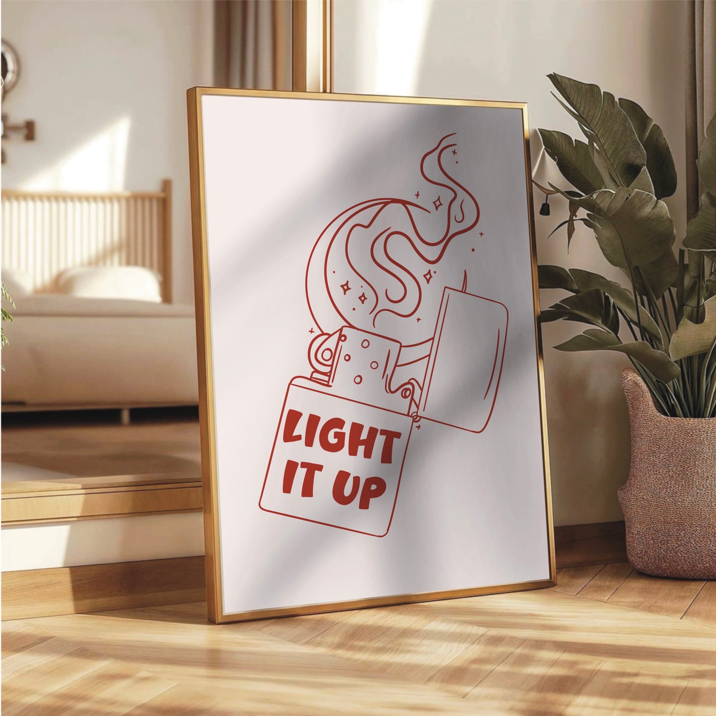 Crescent City Inspired Light It Up Lighter Print