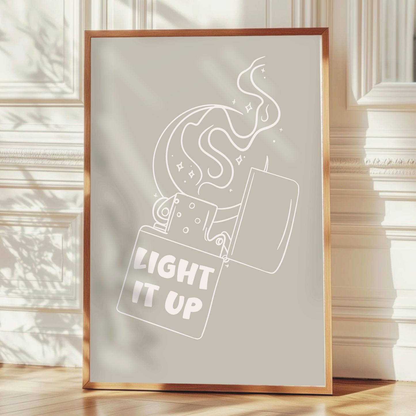 Crescent City Inspired Light It Up Lighter Print