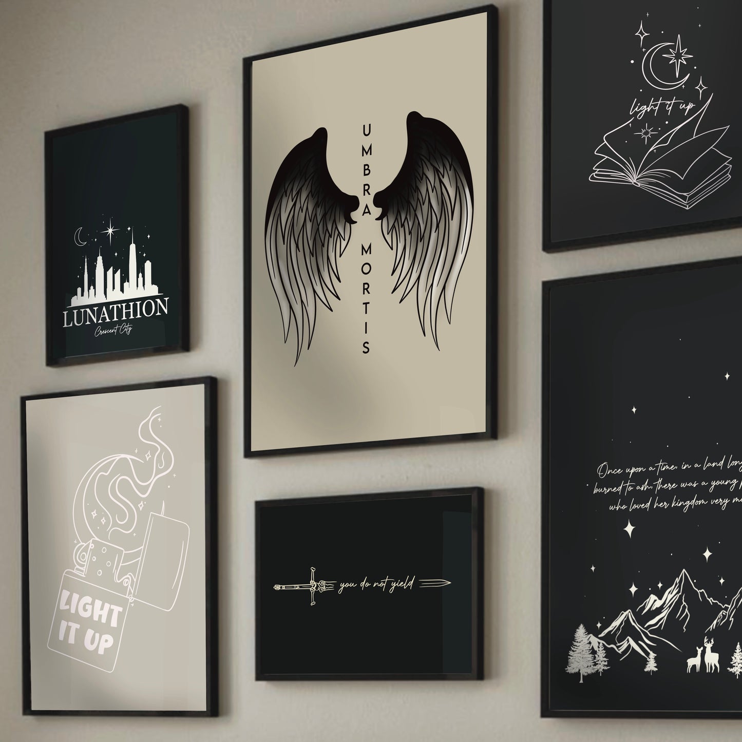 Crescent City Inspired Light It Up Lighter Print