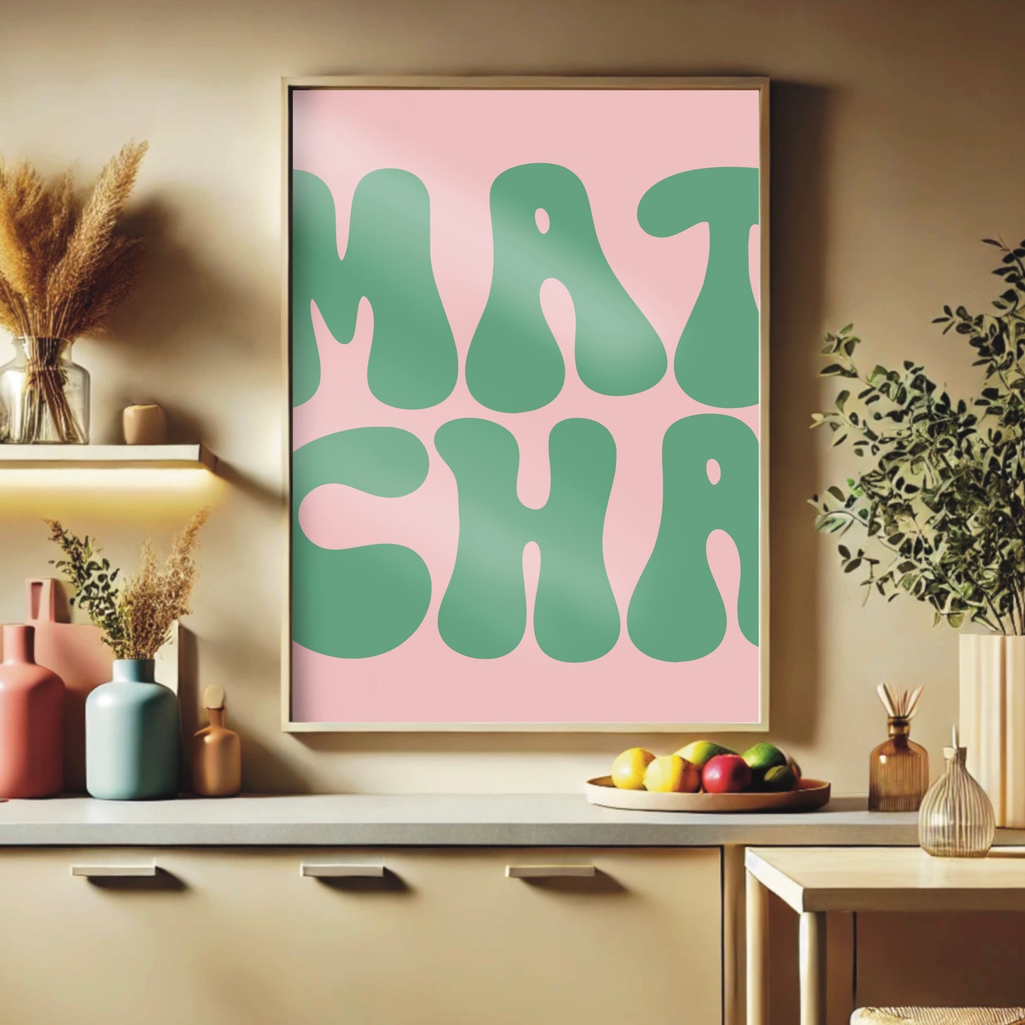 Kitchen Wall Print - Matcha