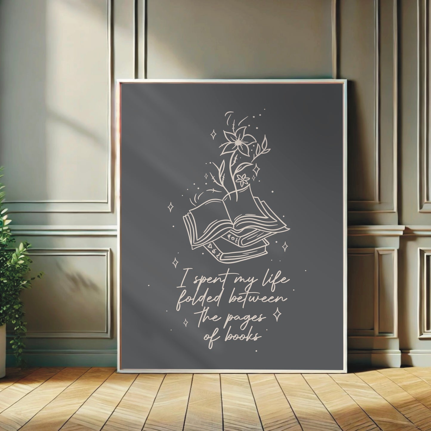 Shatter Me-inspired Wall Print